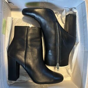 Steve Madden Pixie Black Leather Boots